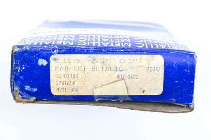 Aftermarket 087-0621, 36-03153, 270165M Disc Brake Pad Kit NOS