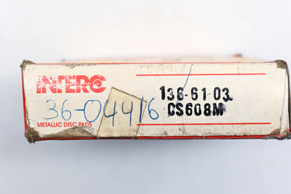 Interco 36-04416, 136-61-03, CS608M Disc Brake Pad Kit NOS