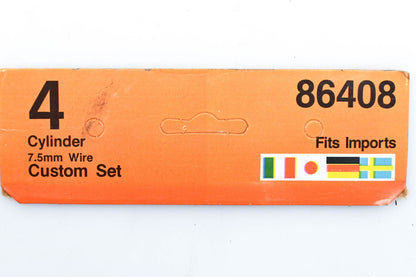 Autolite 86408 4 Cylinder Spark Plug Wire Kit NOS