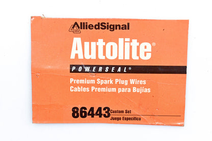 Autolite 86443 4 Cylinder Spark Plug Wire Kit NOS