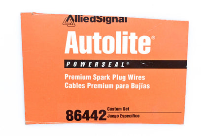 Autolite 86442 4 Cylinder Spark Plug Wire Kit NOS