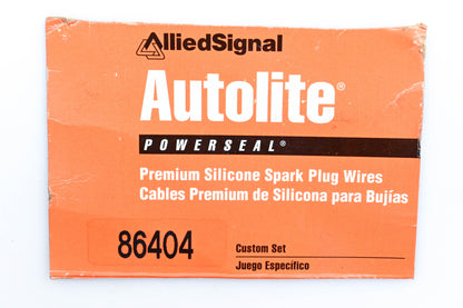 Autolite 86404 4 Cylinder Spark Plug Wire Kit NOS