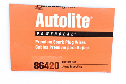 Autolite 86420 4 Cylinder Spark Plug Wire Kit NOS