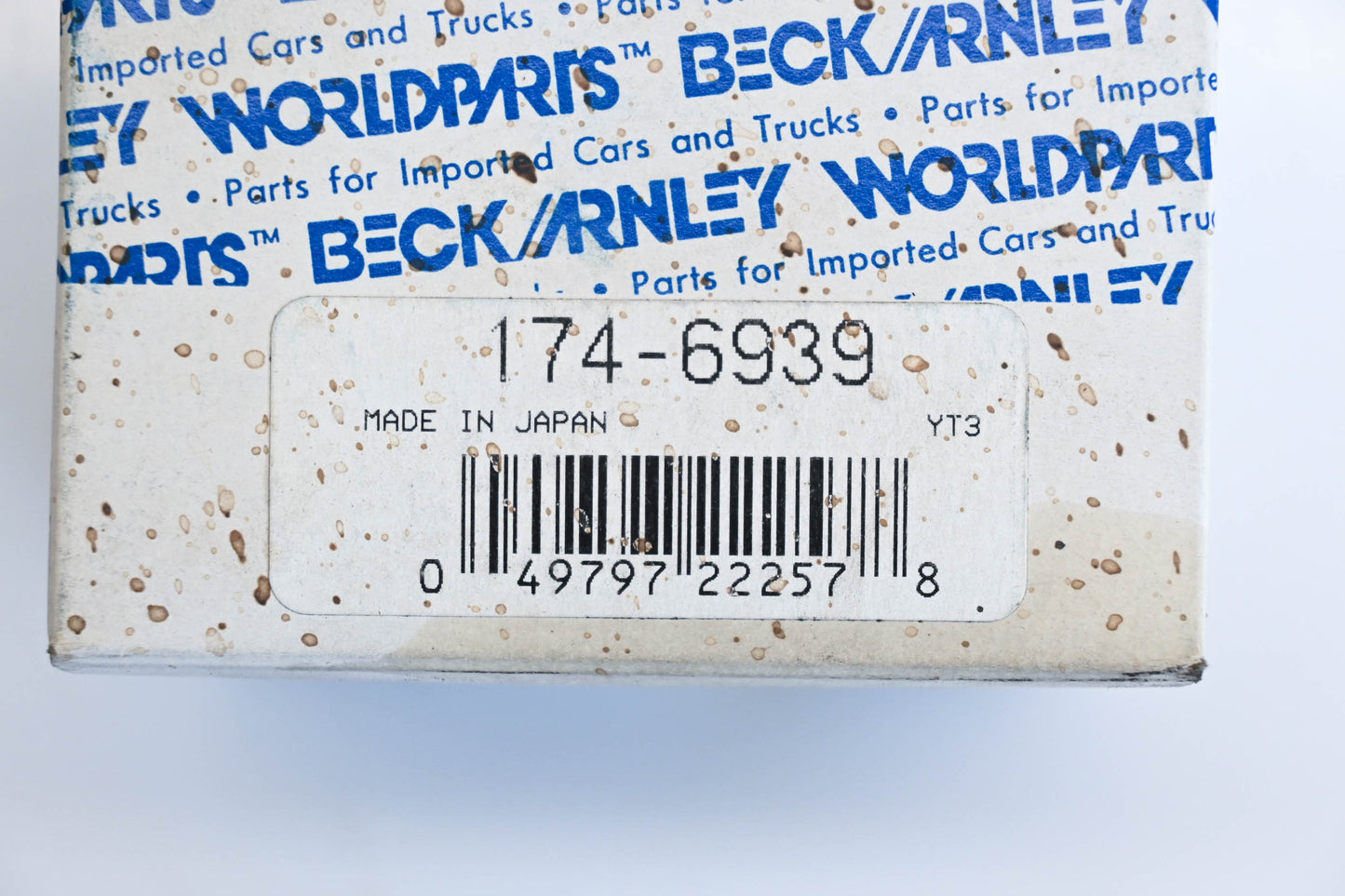 Beck Arnley 174-6939 Distributor Cap Kit NOS