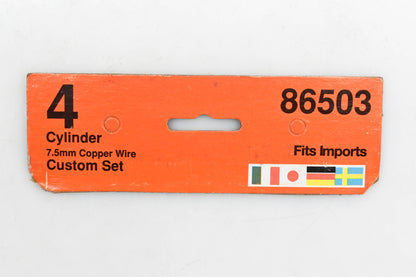 Autolite 86503 Bremi 4 Cylinder Spark Plug Wire Kit NOS