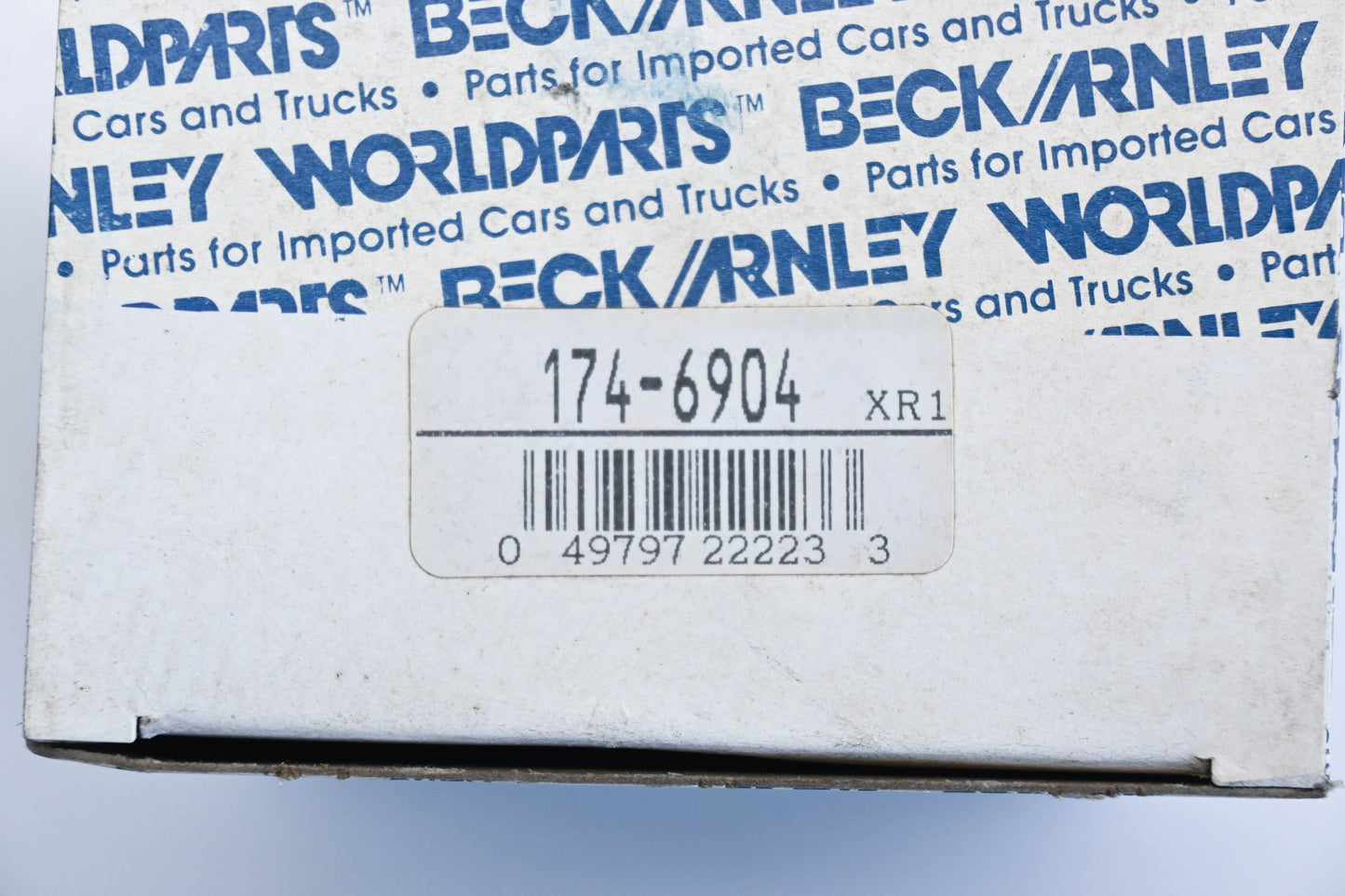 Beck Arnley 174-6904 Distributor Cap NOS