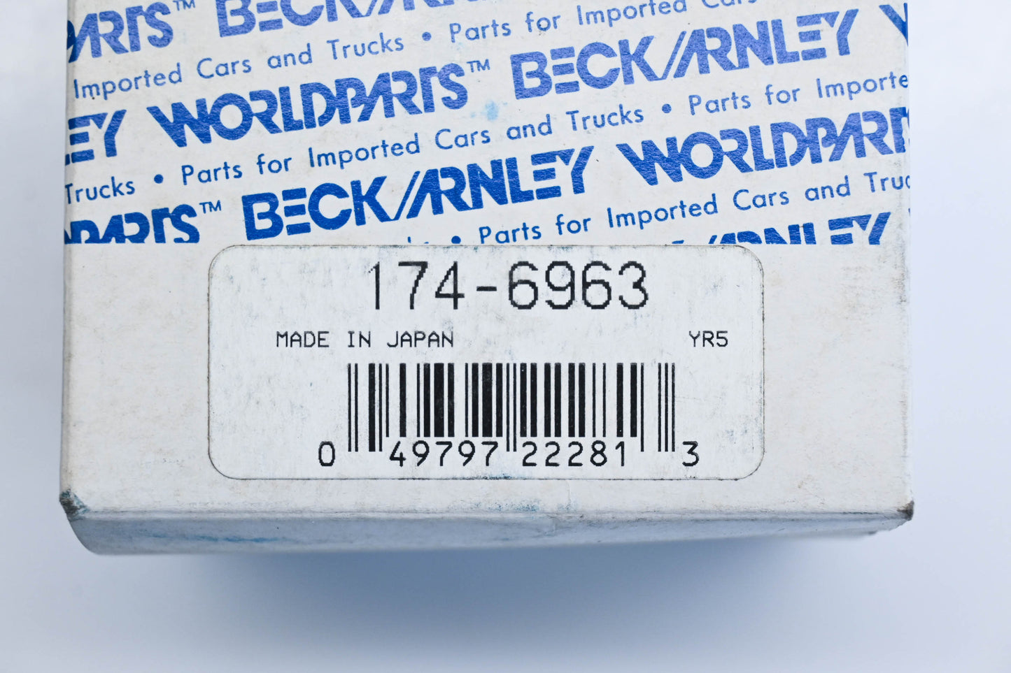 Beck Arnley 174-6963 Distributor Cap Kit NOS