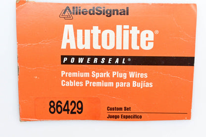 Autolite 86429 Nissan Stanza 4 Cylinder Spark Plug Wire Kit NOS