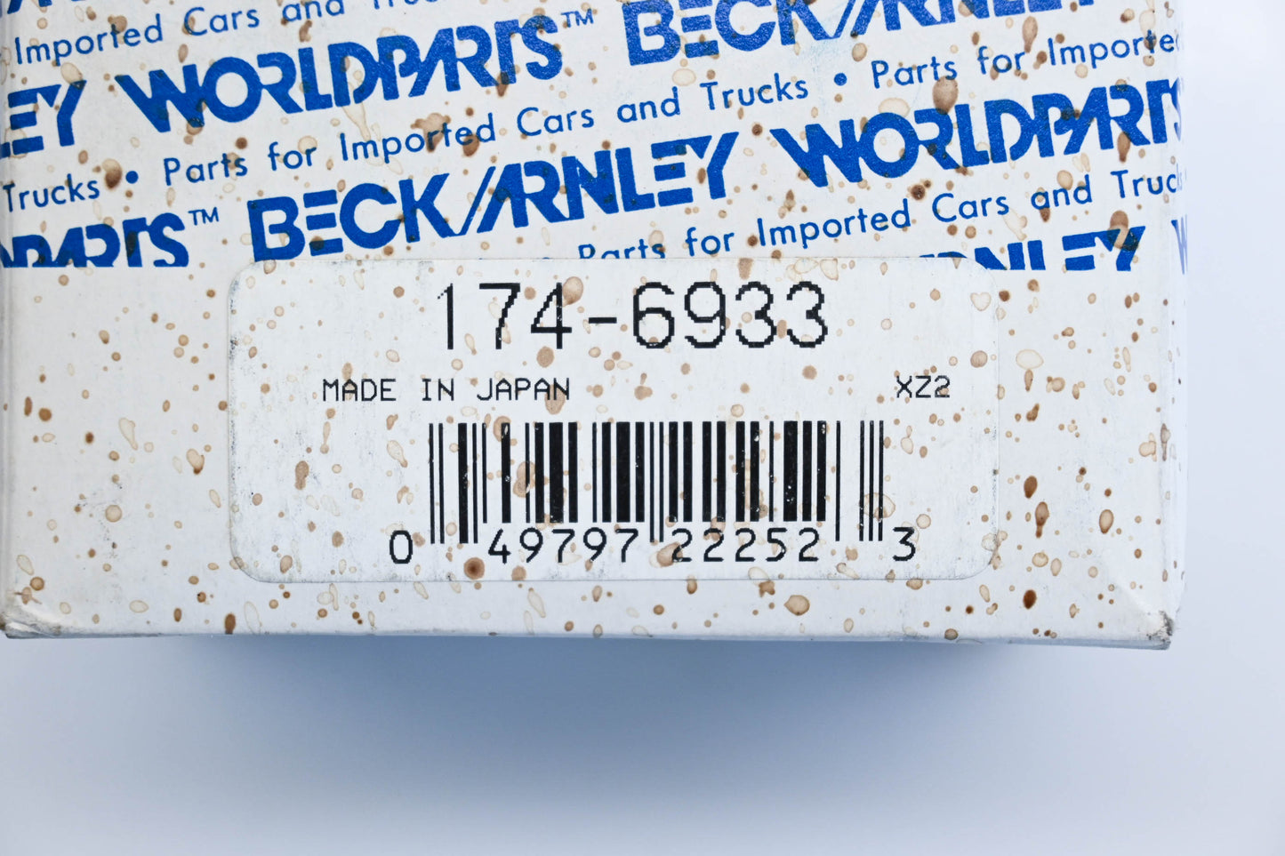 Beck Arnley 174-6933 Distributor Cap Kit NOS