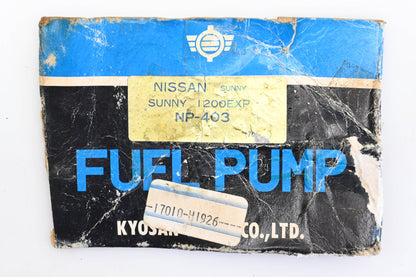 Kyosan Denki 17010-H1926, NP-403 Nissan Sunny 1200EXP Mechanical Fuel Pump Kit NOS
