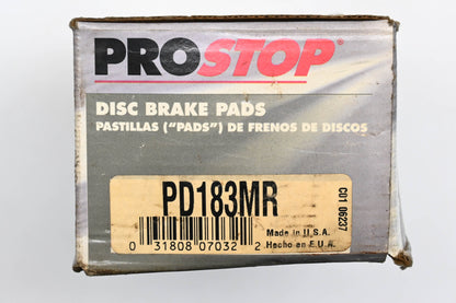 ProStop PD183MR, ZX159, D183M Disc Brake Pad Kit NOS