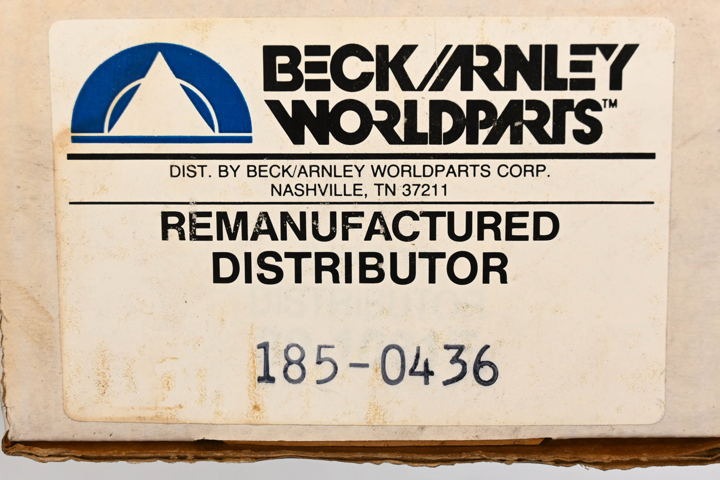 Beck/Arnley 185-0436, D4P84-04 Nissan Remanufactured Distributor NOS