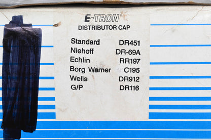 E-Tron D337, DR451, DR-69A Distributor Cap Kit NOS