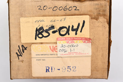 Vera 185-0141, 20-00602, VJU 4 BR 43 Bosch Remanufactured Distributor NOS