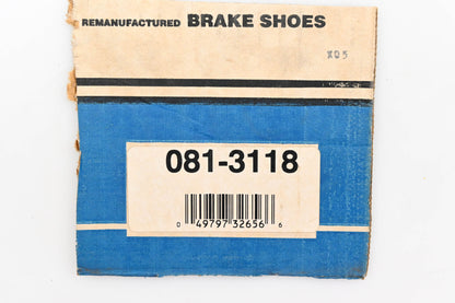 Beck/Arnley 081-3118 Remanufactured Drum Brake Shoe Kit NOS