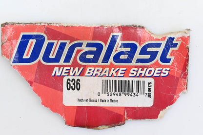 Duralast 636 Drum Brake Shoe Kit NOS