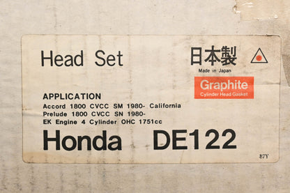 Vera DE122, 49-06422 Honda Head Gasket Kit NOS