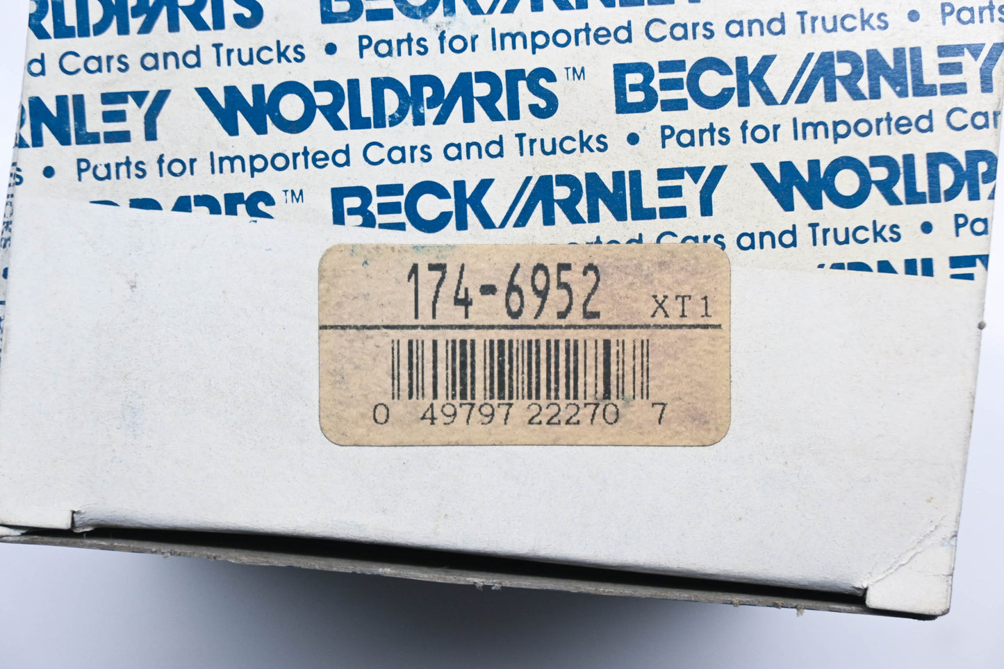 Beck Arnley 174-6952 Distributor Cap Kit NOS