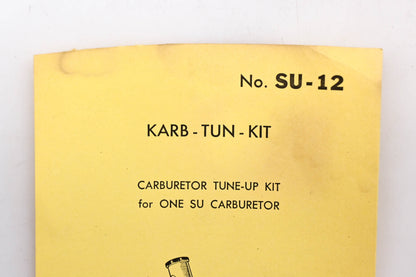 Vera SU-12, 52-02849 Royze S.U. Carburetor HS Series Tune-Up Kit NOS