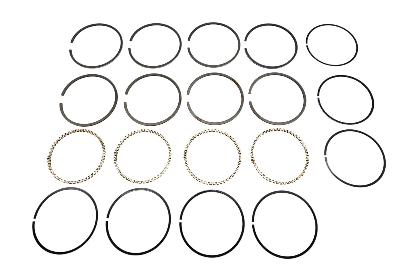 Teikoku 12033-A3500, 013-2753, 40-01029 3 Flex Piston Ring Kit NOS