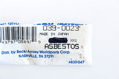 Beck/Arnley 039-0023 Thermostat Gasket NOS