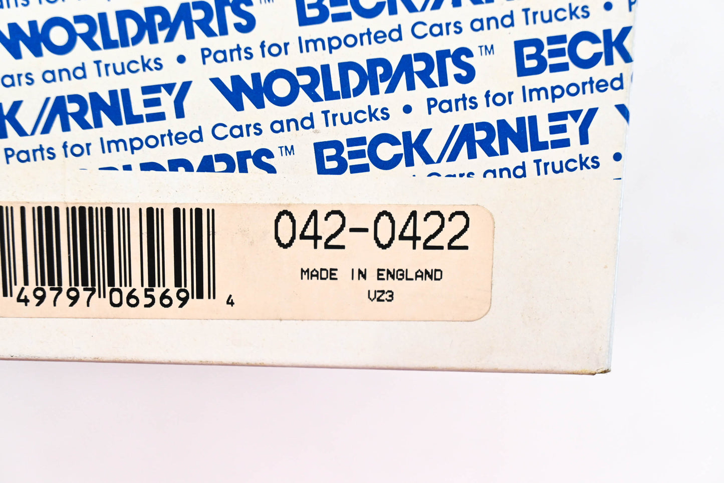 Beck/Arnley 042-0422 Air Filter NOS