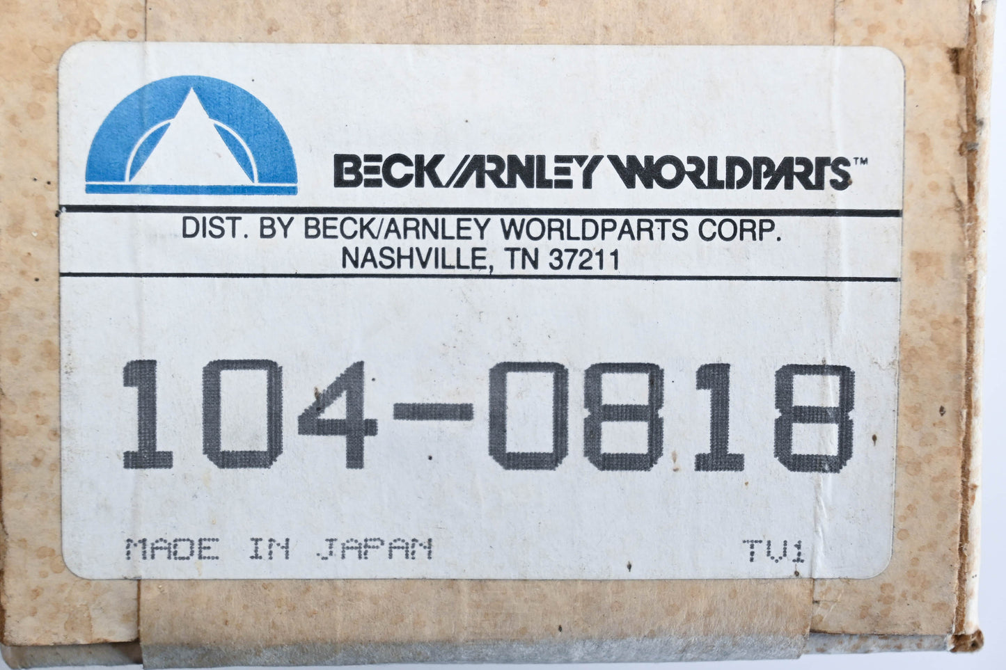 Beck Arnley 104-0818, 12361-28020 Engine Mount NOS