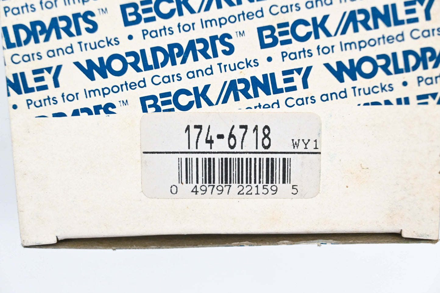 Beck/Arnley 174-6718 Distributor Cap Kit NOS