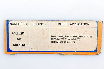 NGK RC-ZE91 Mazda 10A 12A Spark Plug Wire Kit NOS