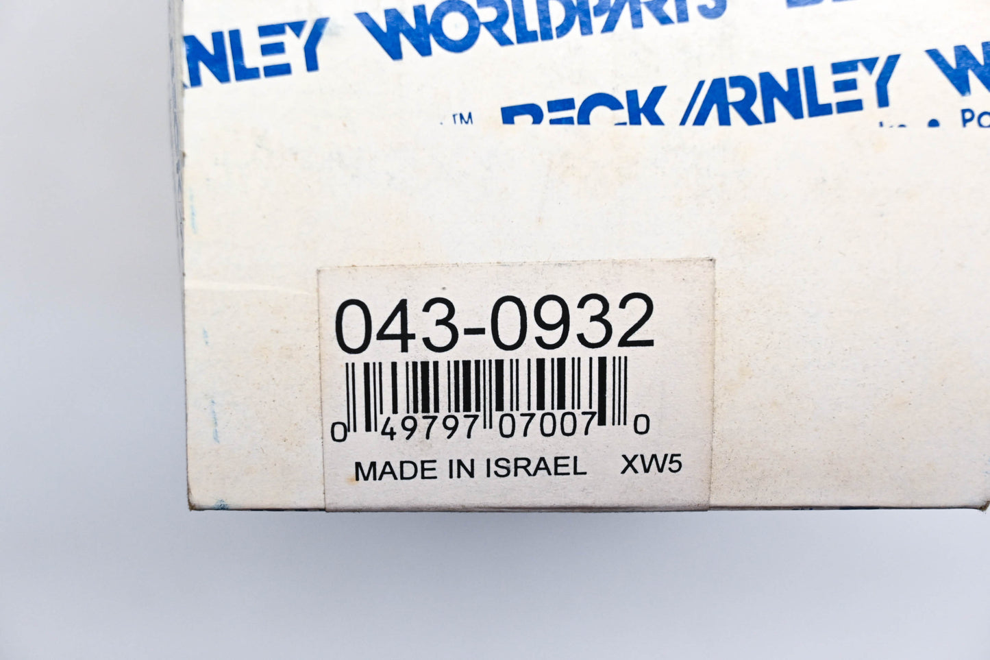Beck/Arnley 043-0932 Dodge Mitsubishi Fuel Filter Kit NOS