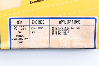 NGK RC-IE41 Isuzu Chevrolet Opel Spark Plug Wire Kit NOS