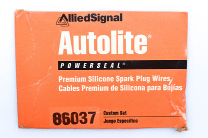 Autolite 86037 4 Cylinder Spark Plug Wire Kit NOS