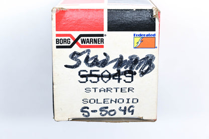 Borg Warner S5049, S 5049 Starter Solenoid Switch NOS