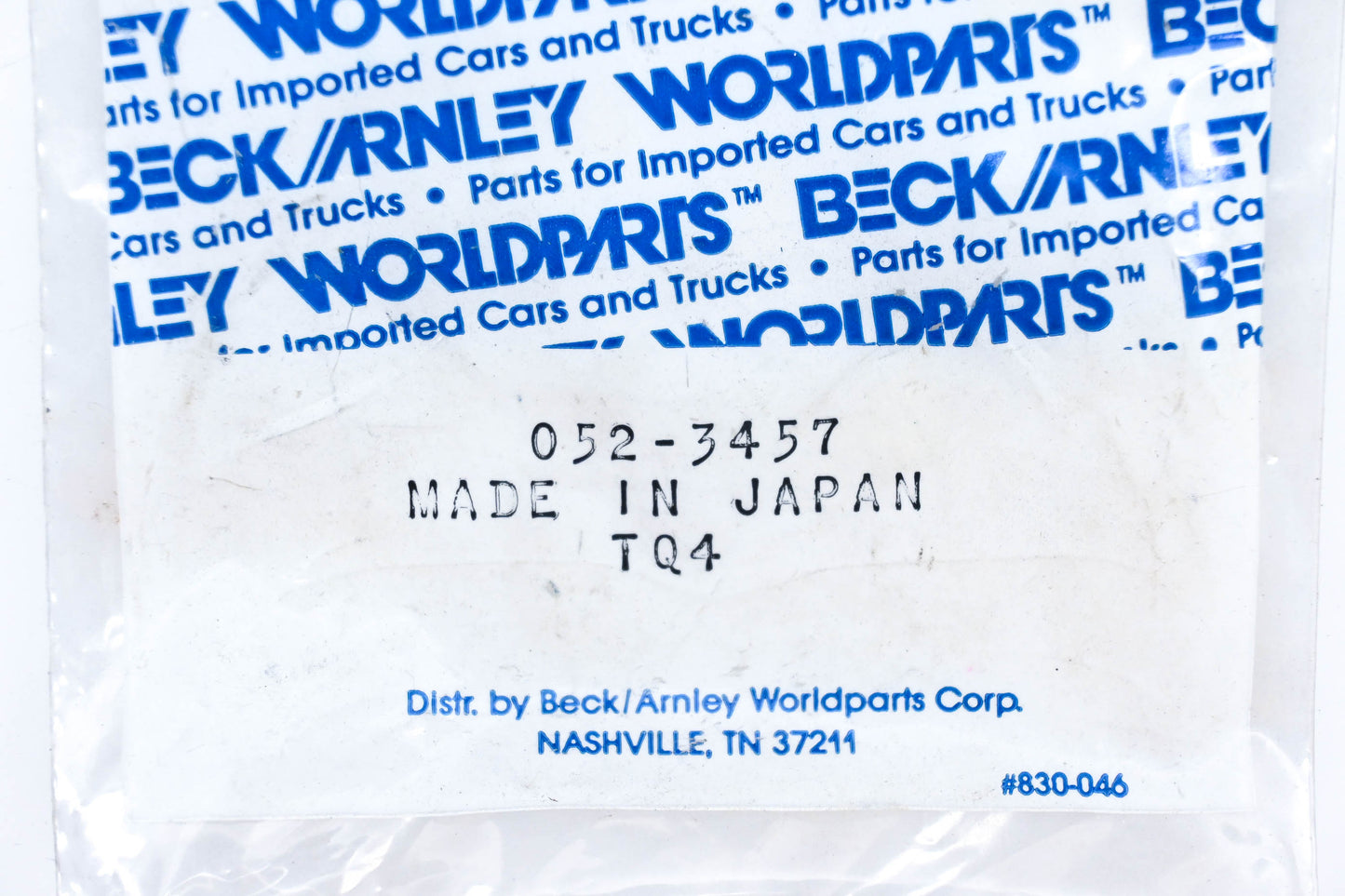 Beck/Arnley 052-3457 Wheel Seal NOS