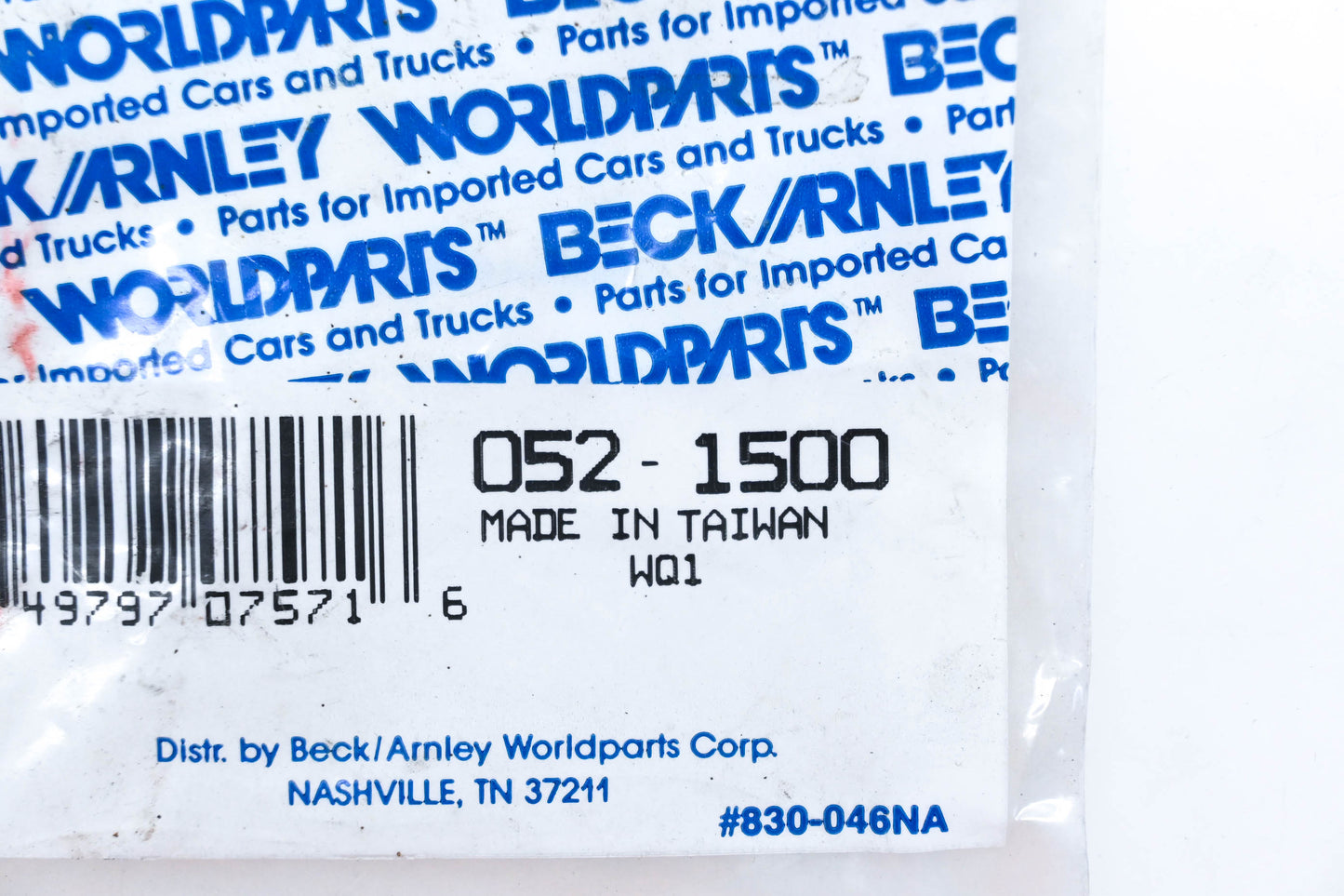 Beck/Arnley 052-1500 BMW Wheel Seal NOS