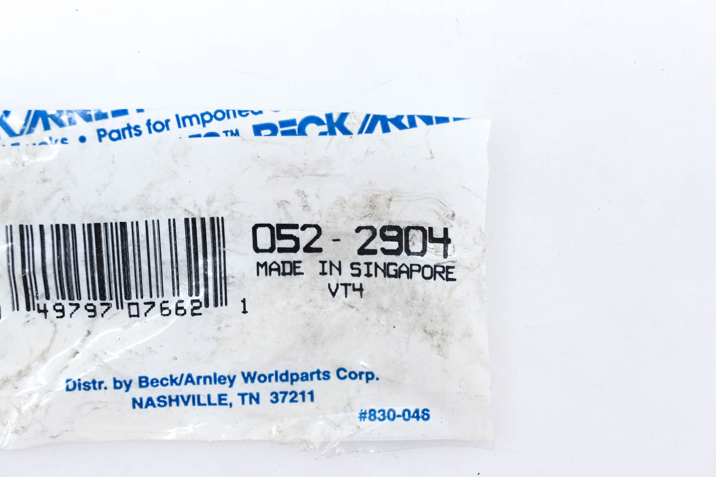 Beck/Arnley 052-2904 Wheel Seal NOS