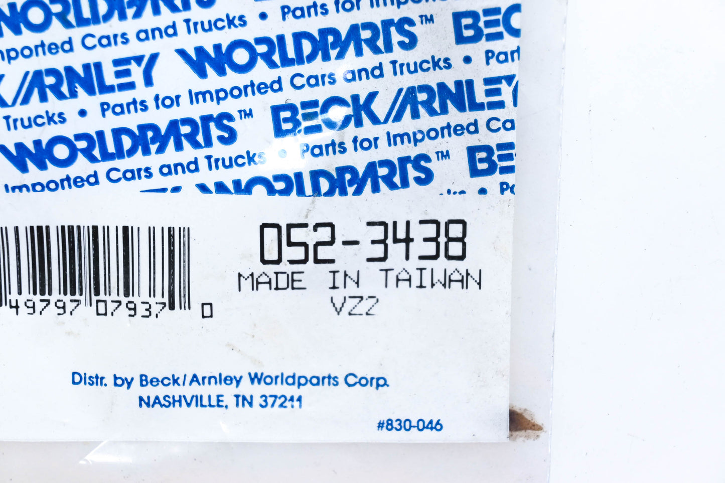 Beck/Arnley 052-3438 Wheel Seal NOS