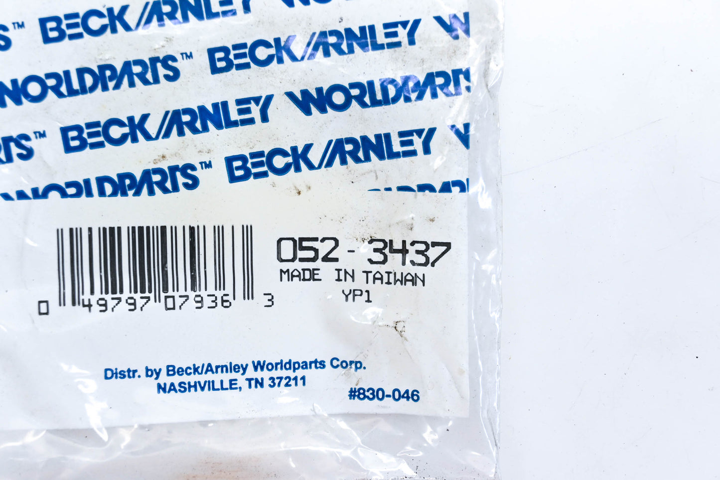 Beck/Arnley 052-3437 Wheel Seal NOS