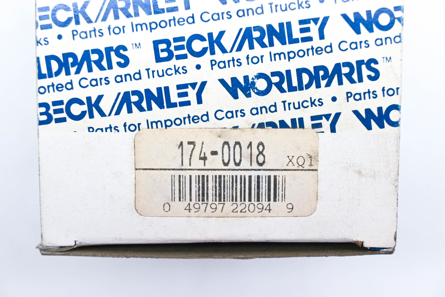 Beck/Arnley 174-0018 75-83 Jaguar XJ6 Distributor Cap NOS