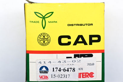 Daiichi 174-6478, 22162-N3602, 15-02317 Datsun 260z & 270z Distributor Cap NOS