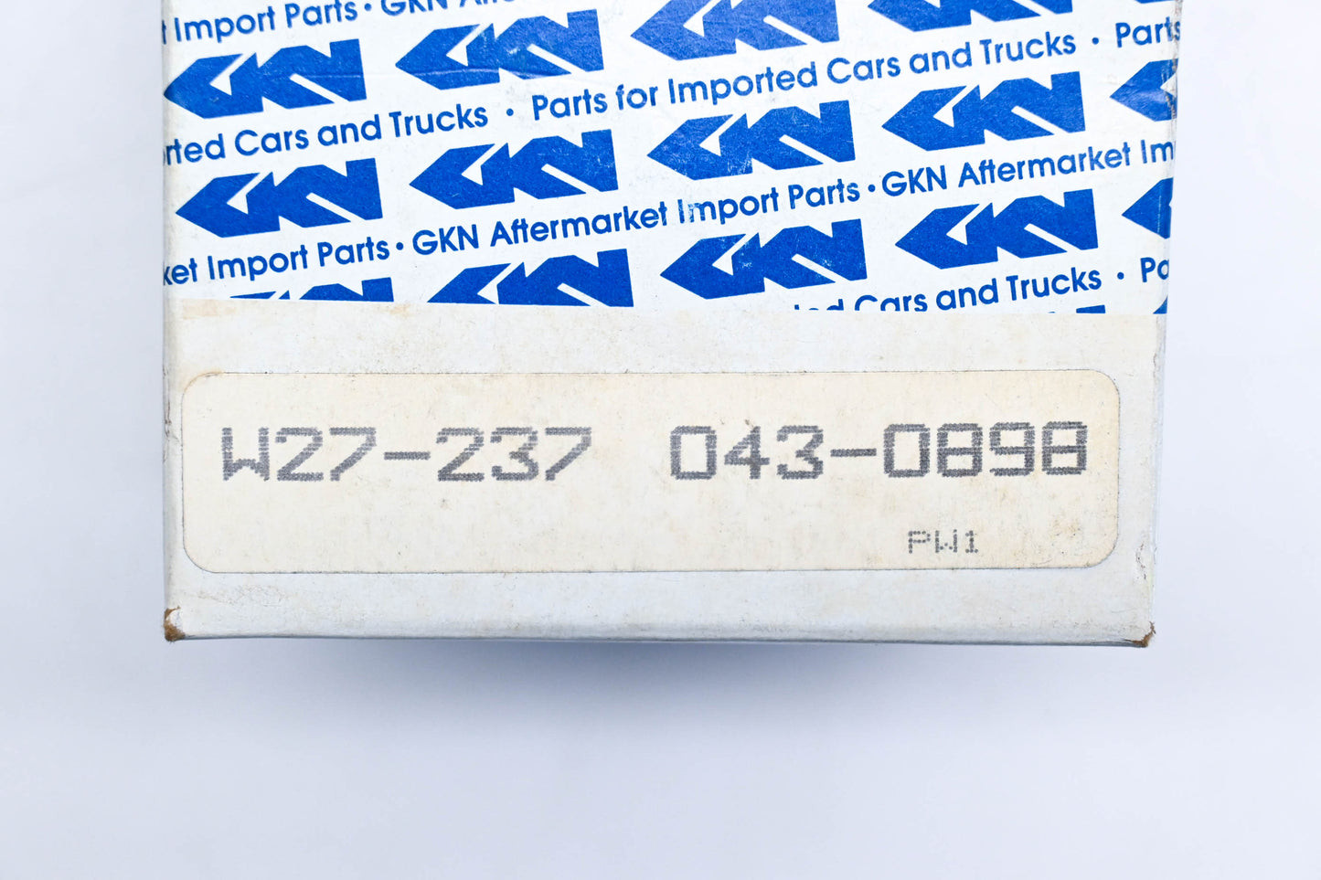 GKN 043-0898, W27-237, 12-02025 85-87 Honda Prelude Fuel Filter Kit NOS