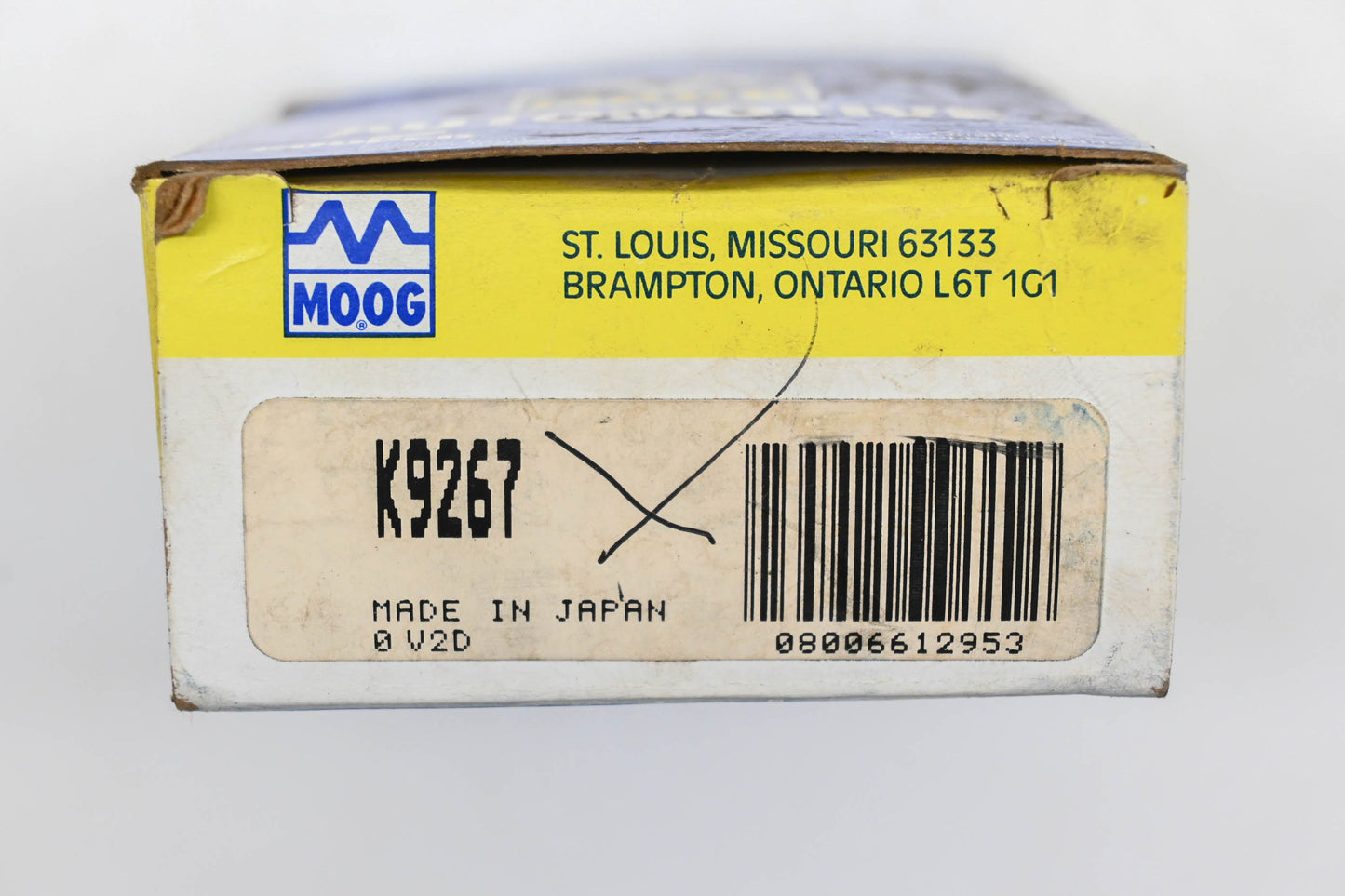 Moog K9267, K-9267, KF328 Bushing Kit NOS
