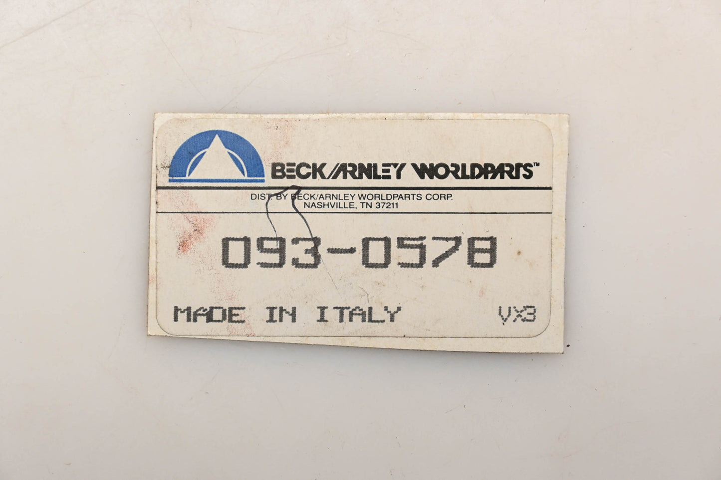Beck/Arnley 093-0578 Clutch Cable NOS