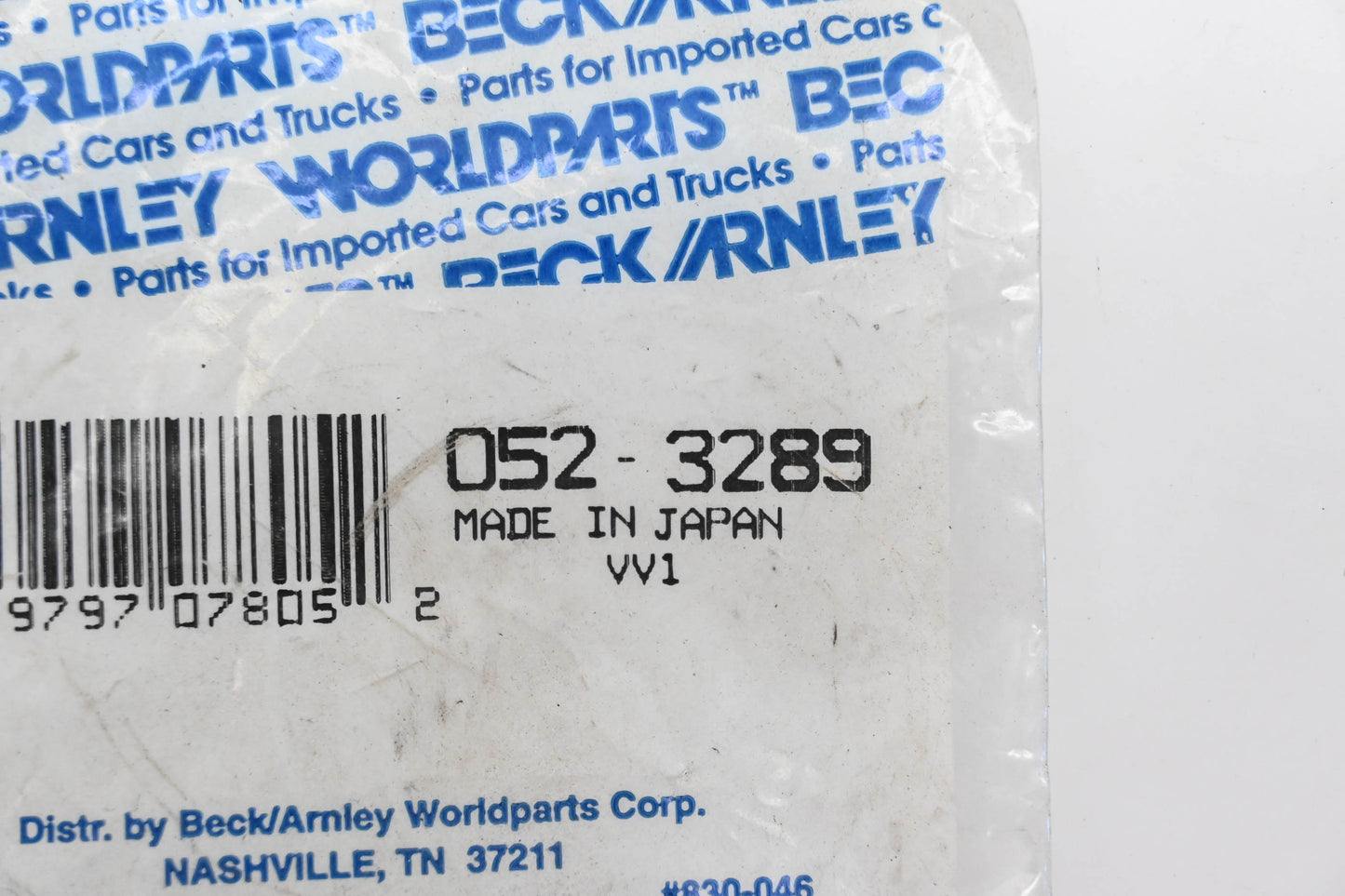 Beck/Arnley 052-3289, 13042-D0100, NJ285 Camshaft Seal NOS