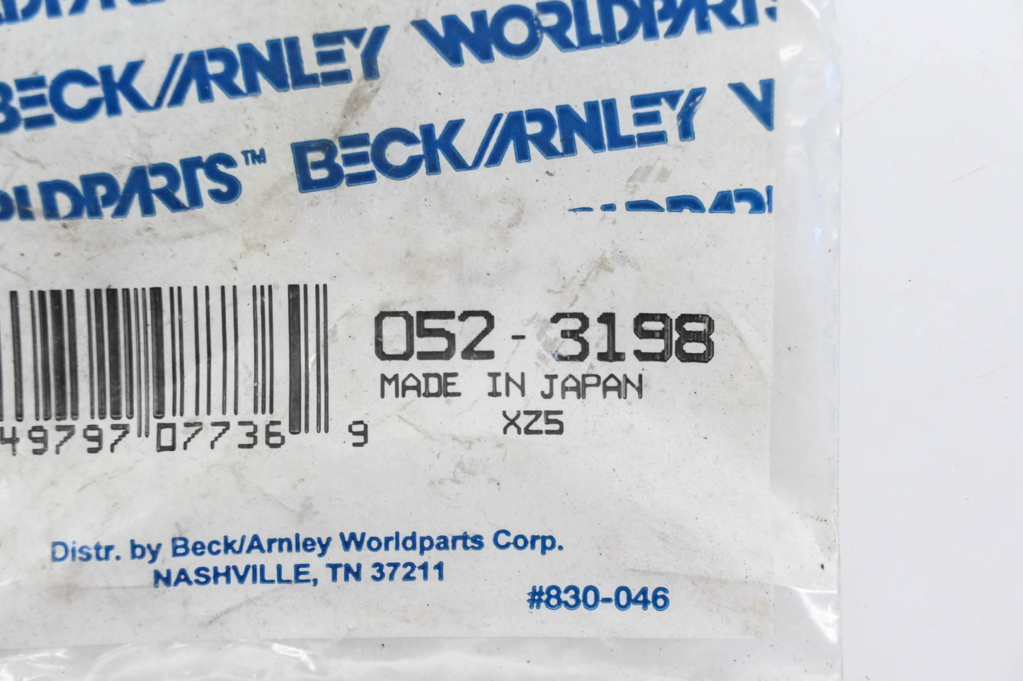 Beck/Arnley 052-3198 Rear Wheel Seal NOS