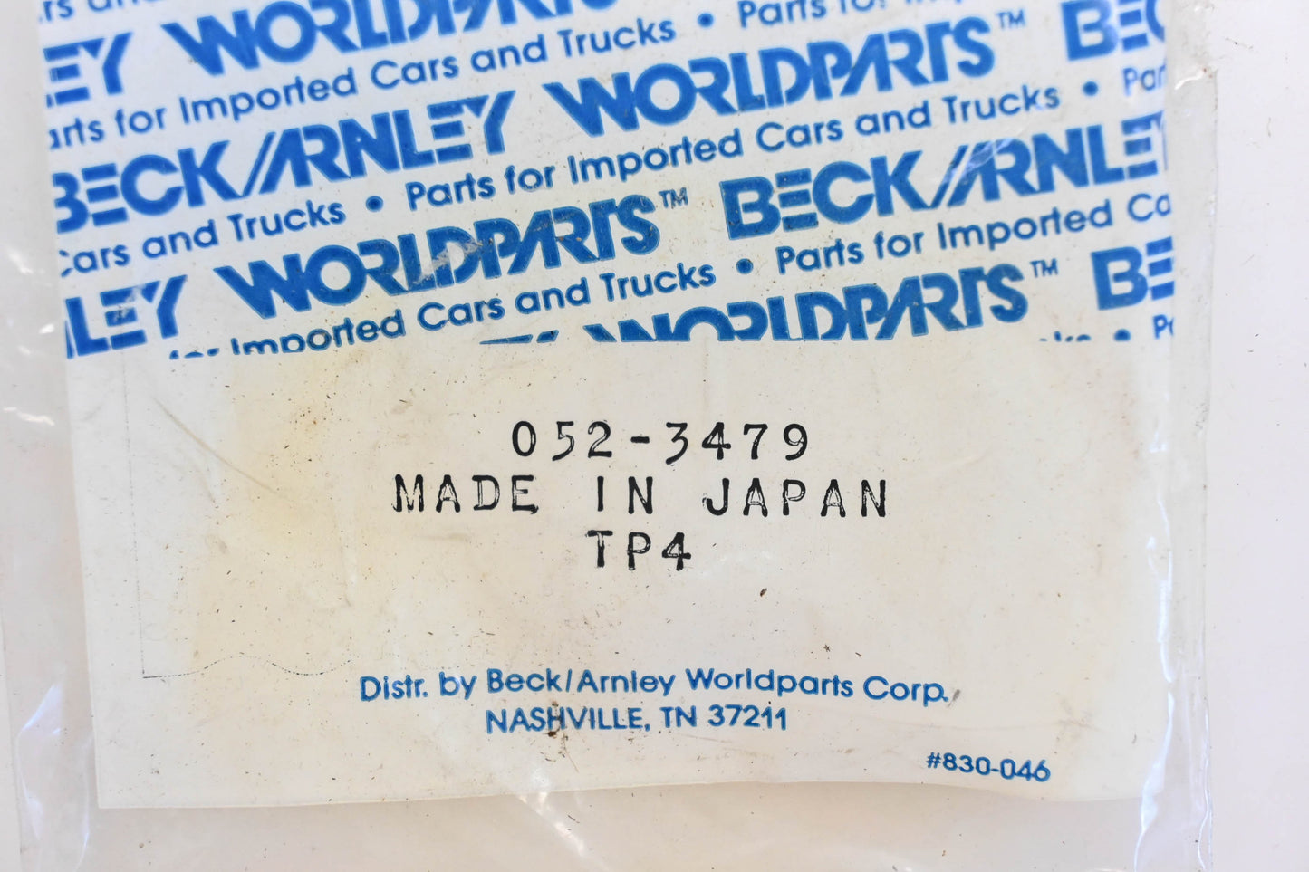 Beck/Arnley 052-3479 88-94 Subaru Justy Wheel Seal NOS