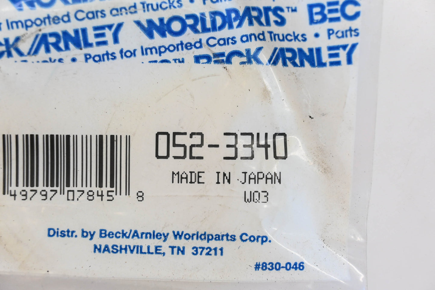Beck/Arnley 052-3340, 91251-SA5-005, NJ781 Honda Wheel Seal NOS