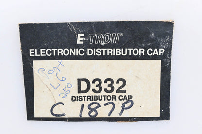 E-Tron D332, C187P, DR446 Distributor Cap Assembly NOS