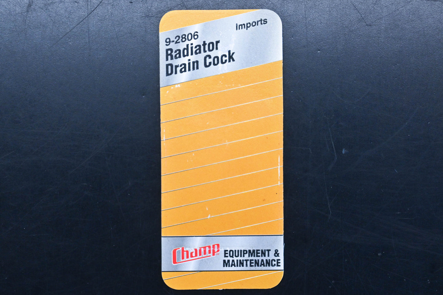 Champ 9-2806 Radiator Drain Cock NOS