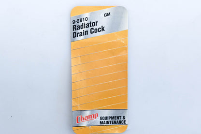 Champ 9-2810 Radiator Drain Cock NOS